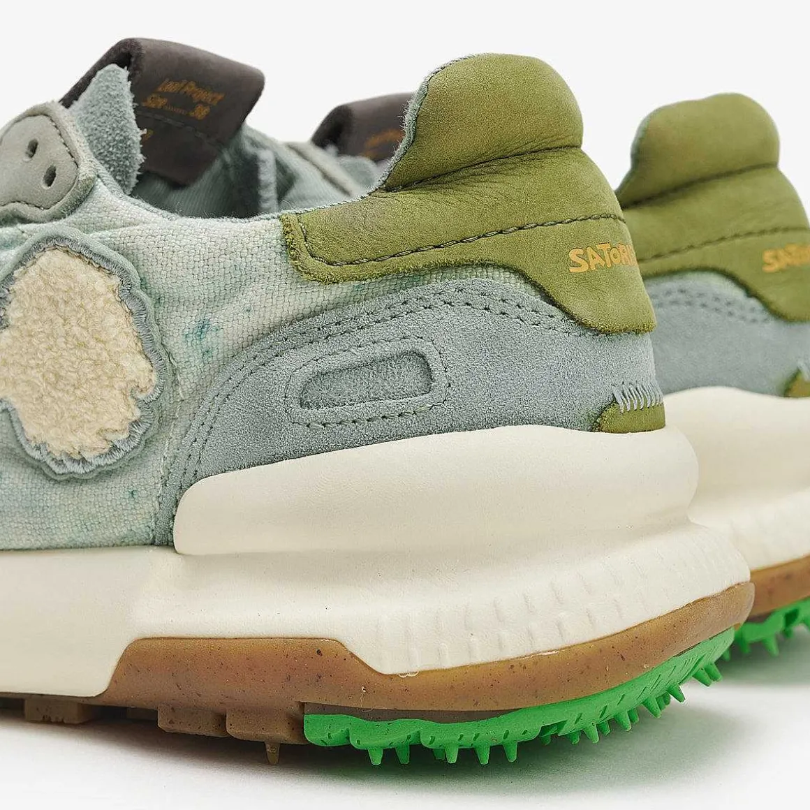Chacrona-Leinen | Camo Milky Jade