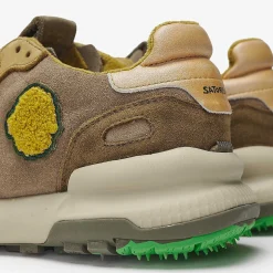 Chacrona-Wildleder | Loden Khaki