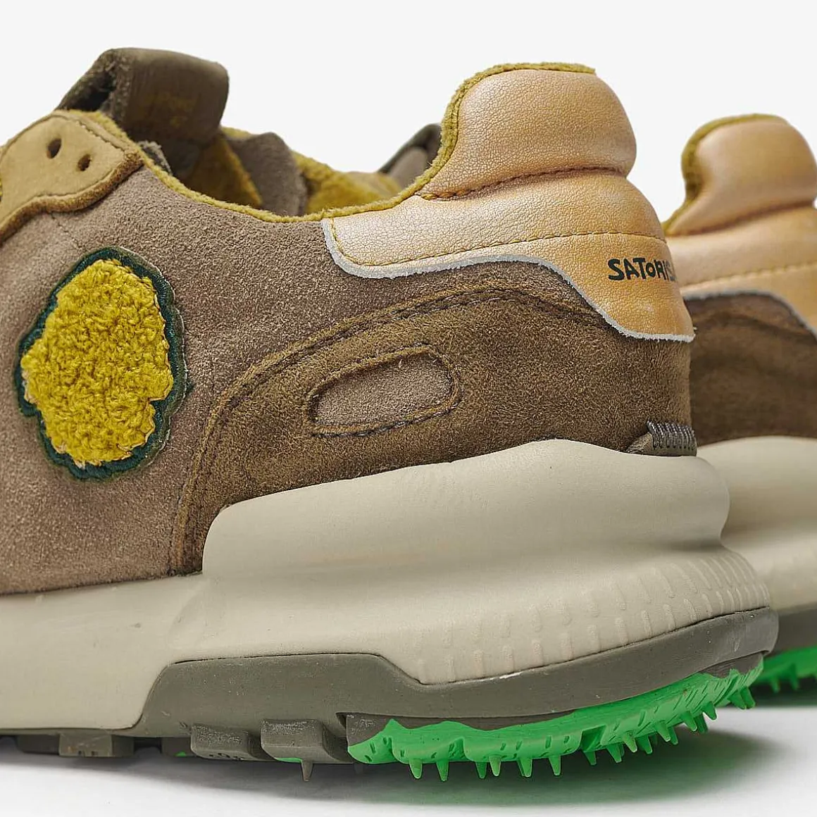 Chacrona-Wildleder | Loden Khaki