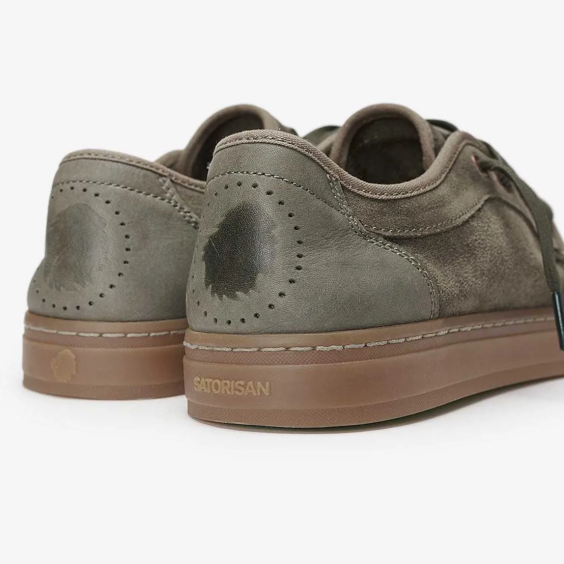 Heisei Wildleder | Tiefes Khaki/Gr