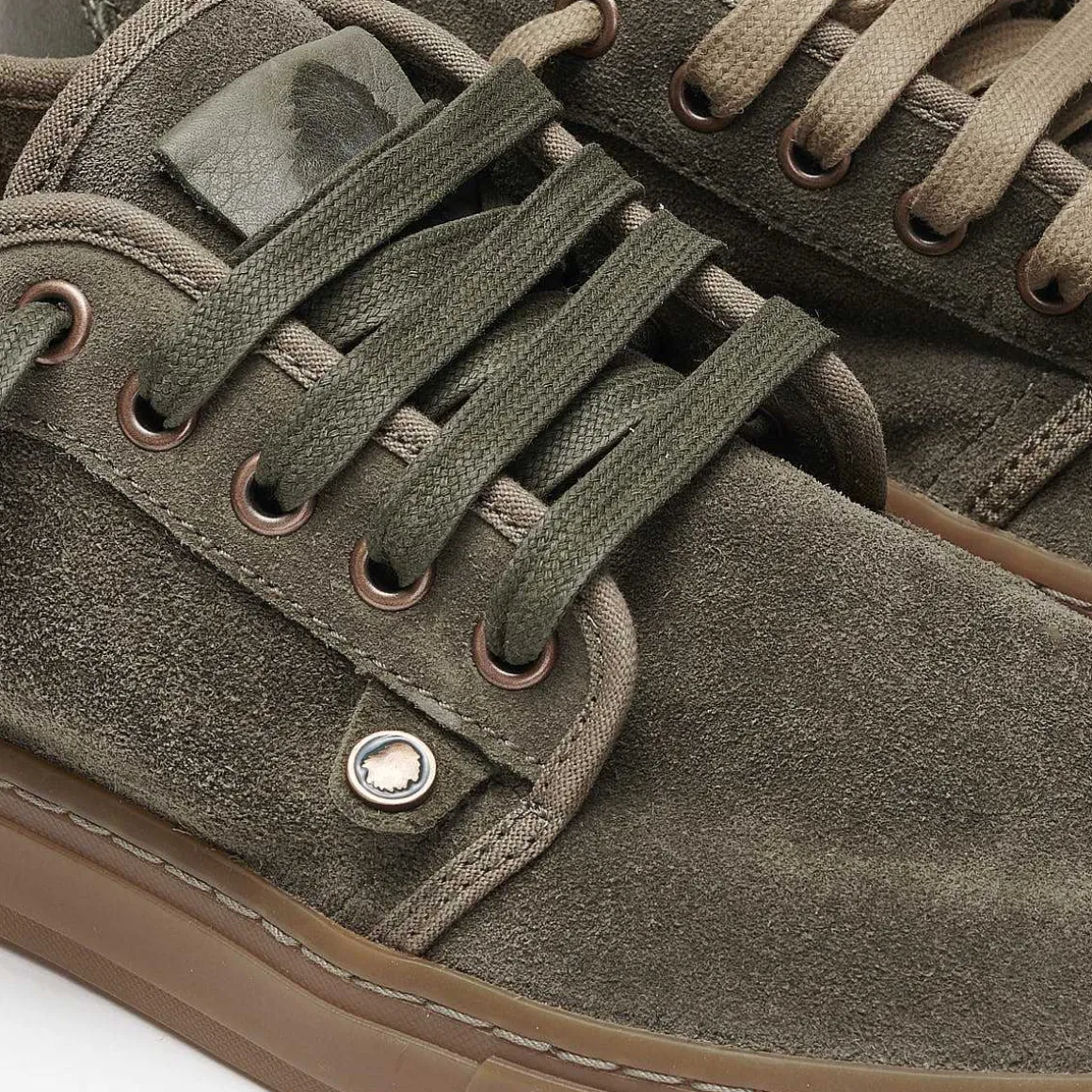 Heisei Wildleder | Tiefes Khaki/Gr