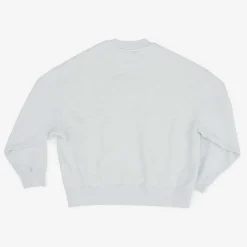 Sweatshirt Oversize Bio-Baumwolle | Illusionsblauer Chenille