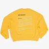 Sweatshirt Oversize Bio-Baumwolle | Primarer Gelber Ursprung