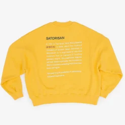 Sweatshirt Oversize Bio-Baumwolle | Primarer Gelber Ursprung