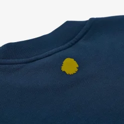Sweatshirt Oversize Bio-Baumwolle | Blaue Tinte