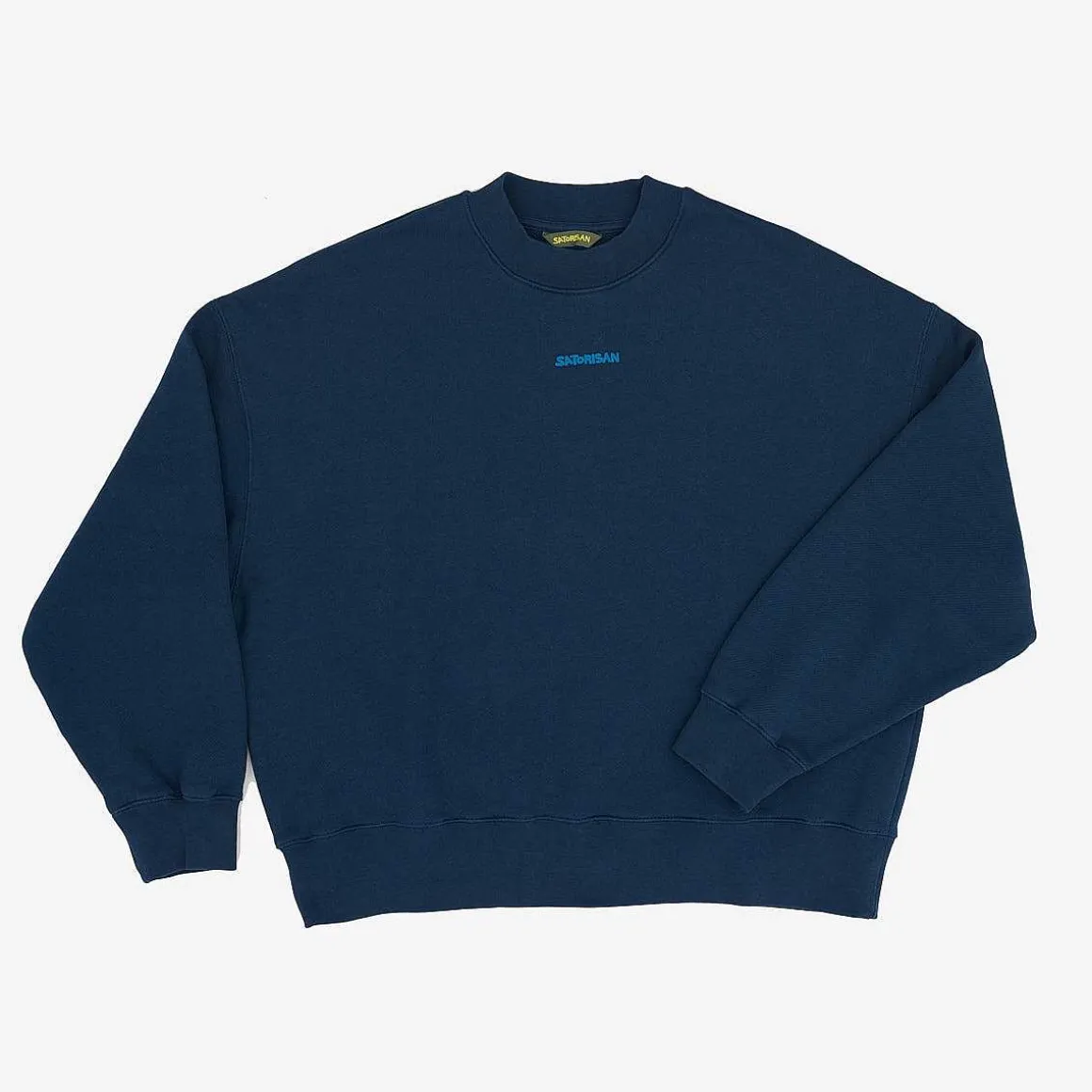 Sweatshirt Oversize Bio-Baumwolle | Blaue Tinte