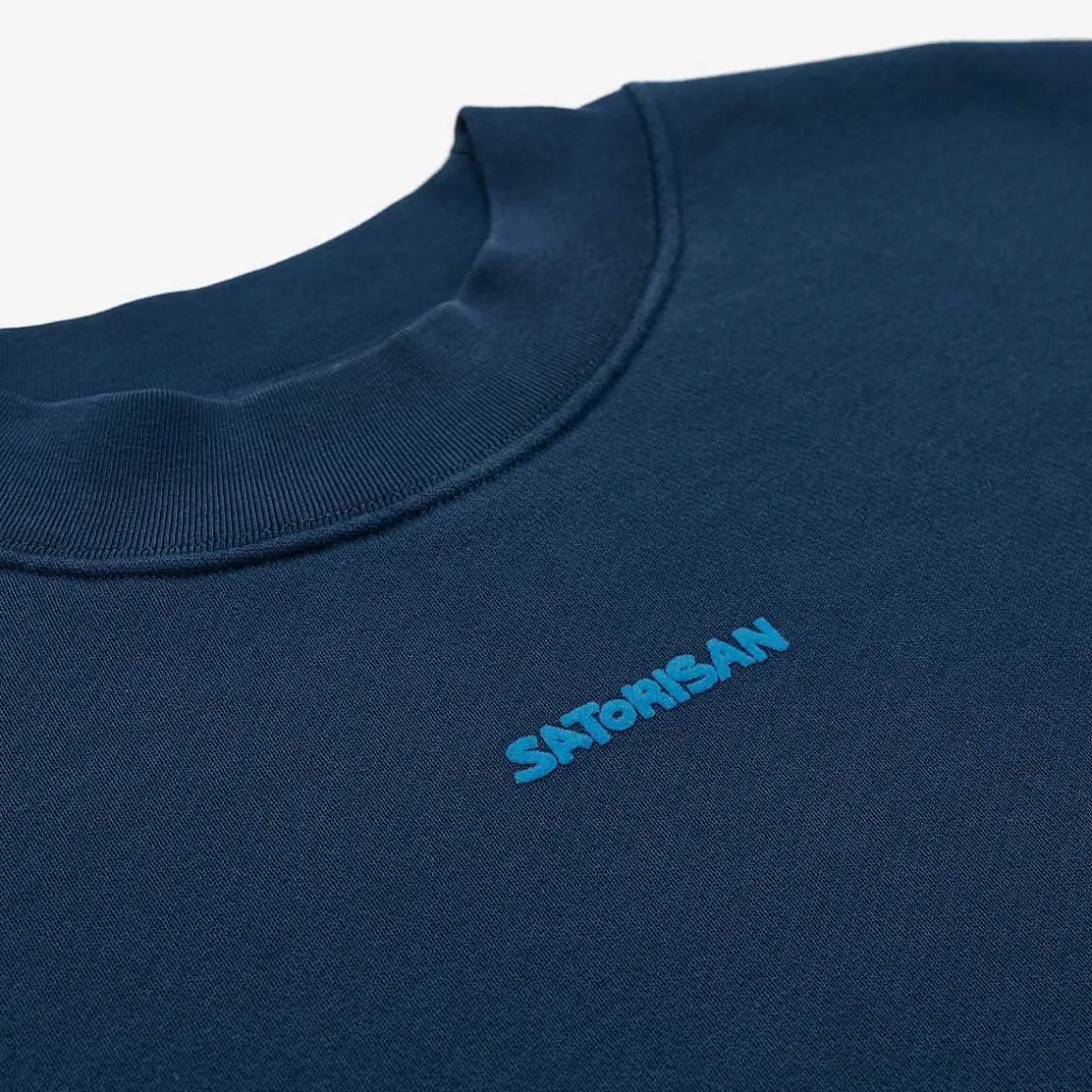 Sweatshirt Oversize Bio-Baumwolle | Blaue Tinte