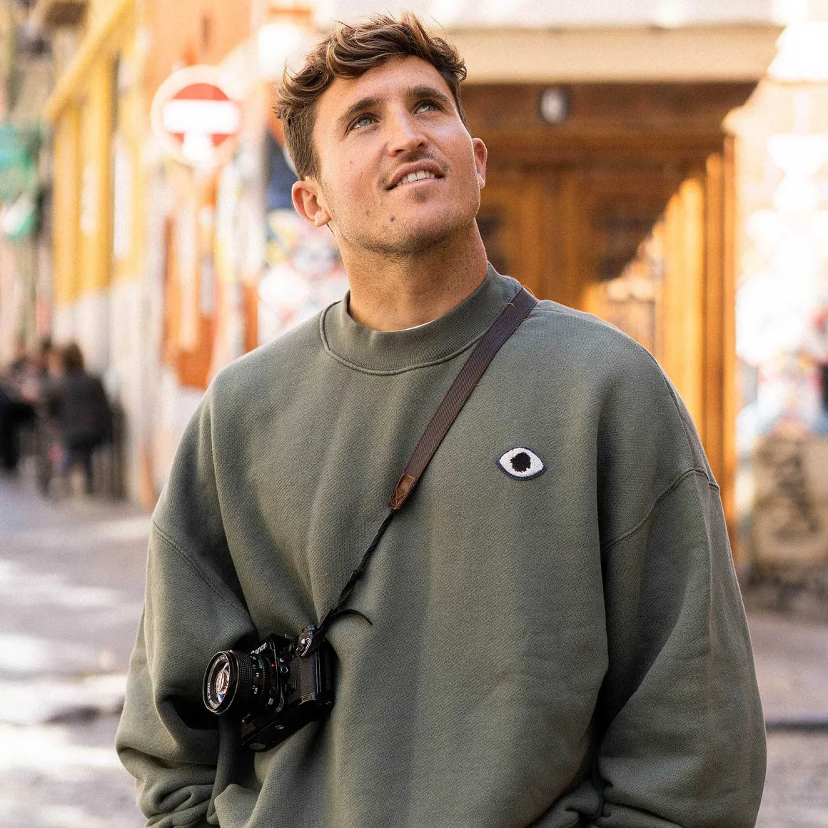 Sweatshirt Oversize Bio-Baumwolle | Wildes Gras