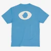 T-Shirt Oversize Bio-Baumwolle | Beruhigendes Blaues Satori-Auge