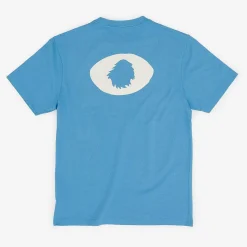 T-Shirt Oversize Bio-Baumwolle | Beruhigendes Blaues Satori-Auge
