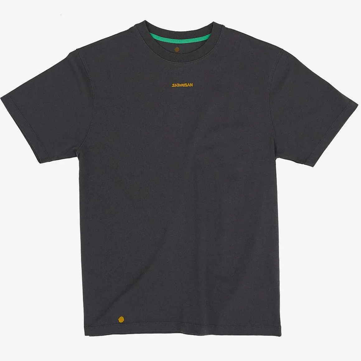 T-Shirt Oversize Bio-Baumwolle | Kohle-Herzauge