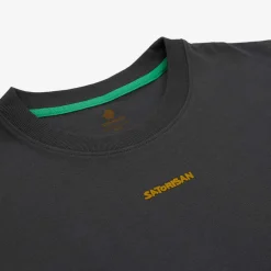 T-Shirt Oversize Bio-Baumwolle | Kohle-Herzauge