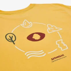 T-Shirt Regular Fit Bio-Baumwolle | Primargelb 5 Elemente