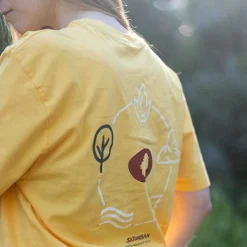 T-Shirt Regular Fit Bio-Baumwolle | Primargelb 5 Elemente