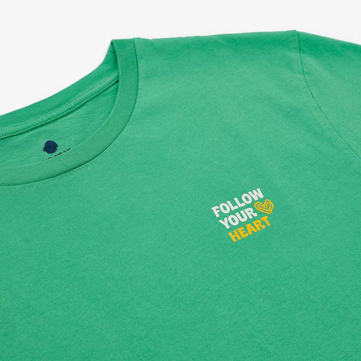 T-Shirt Regular Fit Bio-Baumwolle | Aloe Vera Folge Deinem Herzen