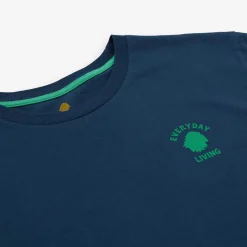 T-Shirt Regular Fit Bio-Baumwolle | Blaue Tinte Jeden Tag Leben