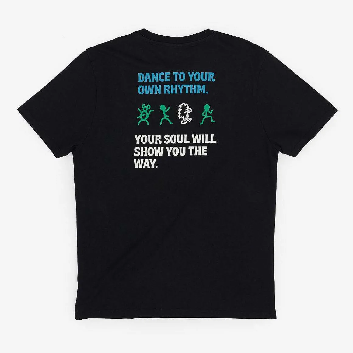 T-Shirt Regular Fit Bio-Baumwolle | Black Dance Your Own Rhythm